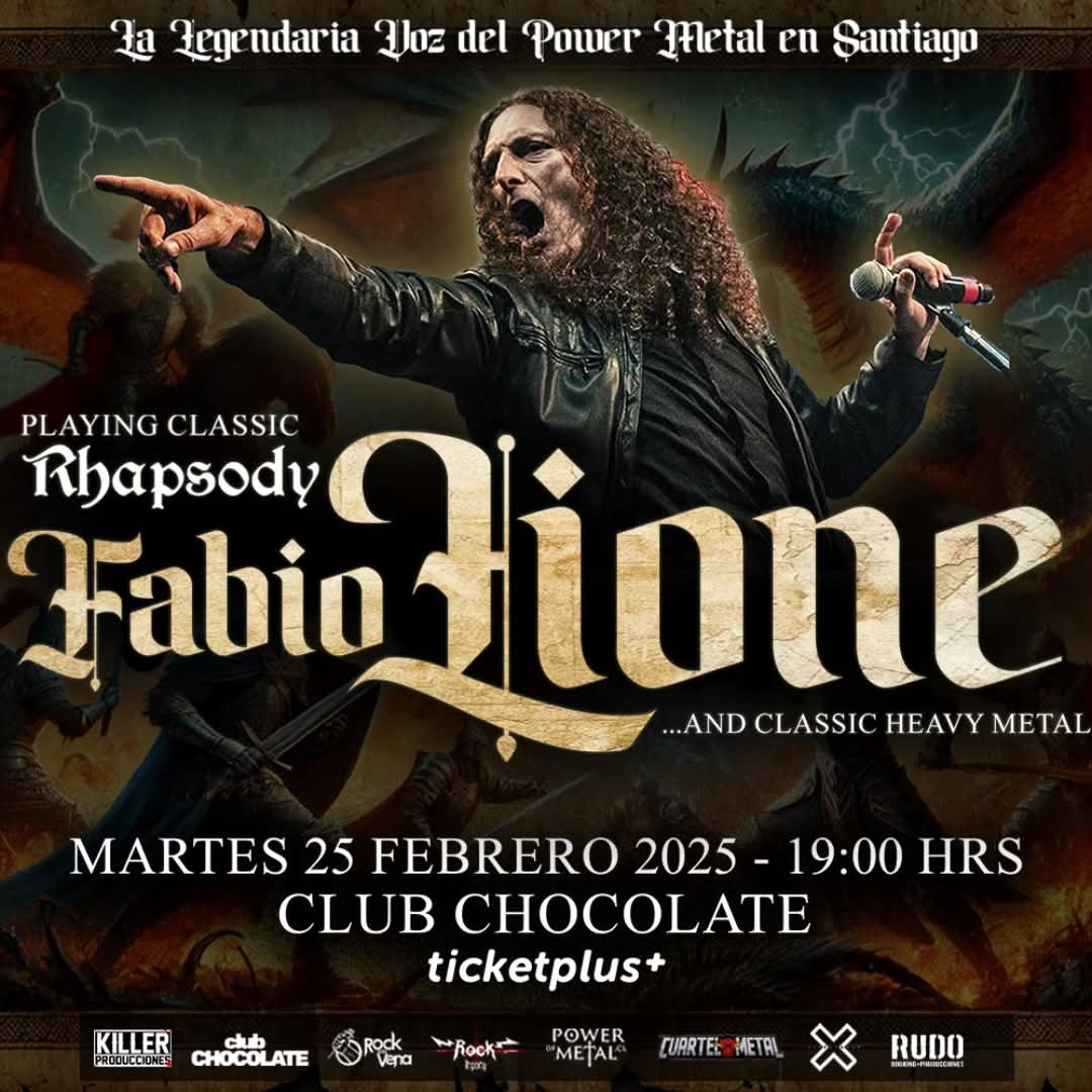 Fabio Lione regresa a Chile con fechas en distintas ciudades
